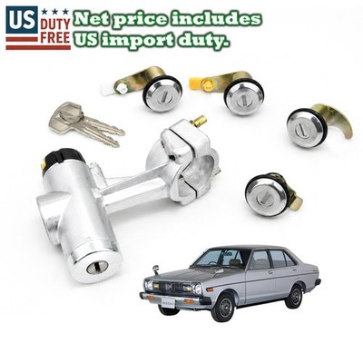 Ignition Lock Cylinder & Door Lock Set For Datsun 210 4th Gen B310 79-82
