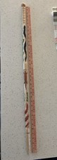 Hand Carved Polychrome Walking Cane Wooden Walking Stick Handmade Snakes Frog