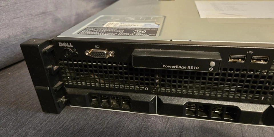 Dell PowerEdge R510 Dual Xeon X5630 @2.53 GHZ 8GB, Plus 3@3TB Drives (9TB) - Image 4 of 4