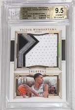 2023-24 Victor Wembanyama National Treasures Prime RC- BGS 9.5 Gem Mint... #5/25
