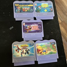 5 vtech Smile Learning Video Games