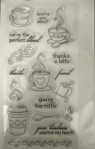 NEW Coffee Stamp Set