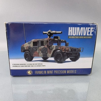 Franklin Mint Humvee 1:24 Scale Diecast Military M966 with Box