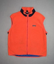 Vintage Patagonia Jacket Mens XL Orange Fleece Flyer PEF Full Zip Made in USA