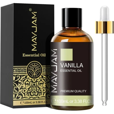 Vanilleöl, Ätherisches Öl, Diffuser, Luftbefeuchter, Aromatherapie, 100ML