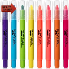 No Bleed Gel Highlighter, Bible Highlighters, Assorted Colors, Pack of 8