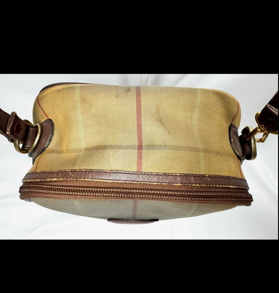 Bolsa de zapatos de golf Burberrys Nova Check vintage, ¡RARA! Foto 4 de 4