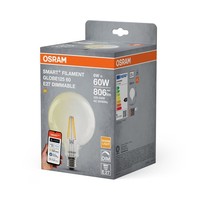 LED Leuchtmittel E27 Globe Ø 12,5 Cm 2700 K 806 Lm Smart Dimmbar Lampe Osram