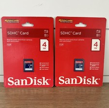 Sandisk SDHC Secure Digital High Capacity Card 4GB Camera and Camcorder HD NEW-2