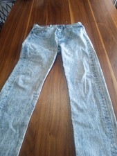 Woman Levi's Vintage Acid Wash Denim W32 L32 9/97
