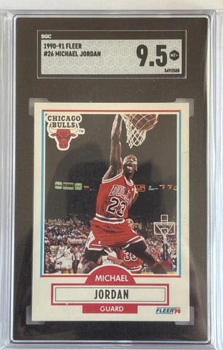 1990-91 Fleer - Michael Jordan #26 SGC MT+ 9.5