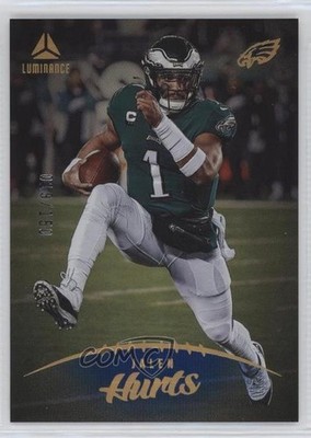 2023 Panini Luminance Blue 19/150 Jalen Hurts #54 13hf