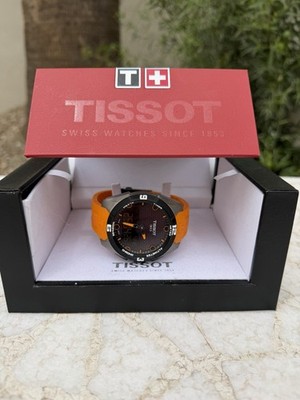 Tissot T-Touch Expert Solar titanium watch with a rubber strap