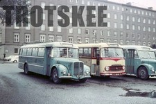 35mm Slide OBB Austria Railways Single Decker Bus BB 3.458 c1969 Orig Austrian