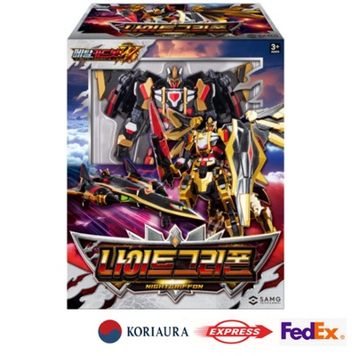 Metal Cardbot W NightGriffon Transformer Robot Jet Aircraft Korean