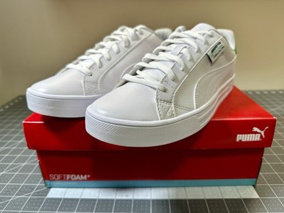 PUMA x MERCEDES AMG Smash VULC V3 LO M - White - Driving Racing Sneakers SIZE 10