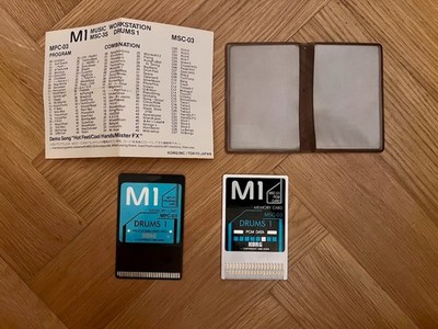 Korg M1 Drums 1 MPC-03 MSC-03 PCM Speicherkarte Korg M1, M1R, T1, T3, T3, M3R