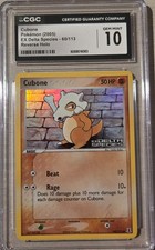 CGC 10 GEM MINT Cubone EX Delta Species 60/113 Reverse Holo STAMPED Pokemon Card on eBay