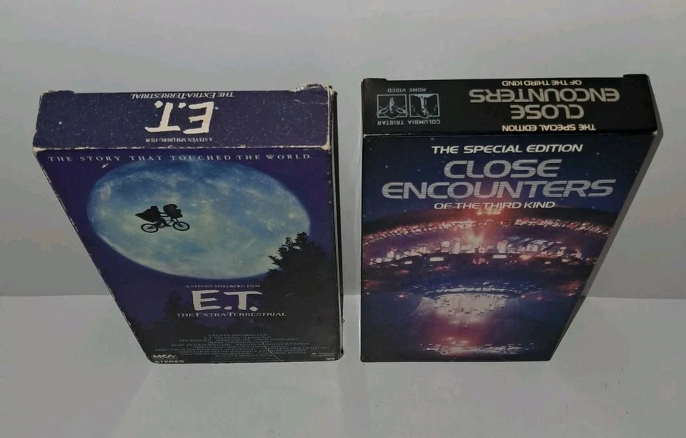 E.T. The Extra Terrestrial & Close Encounters Of The Third Kind VHS Spielberg - Image 4 of 4