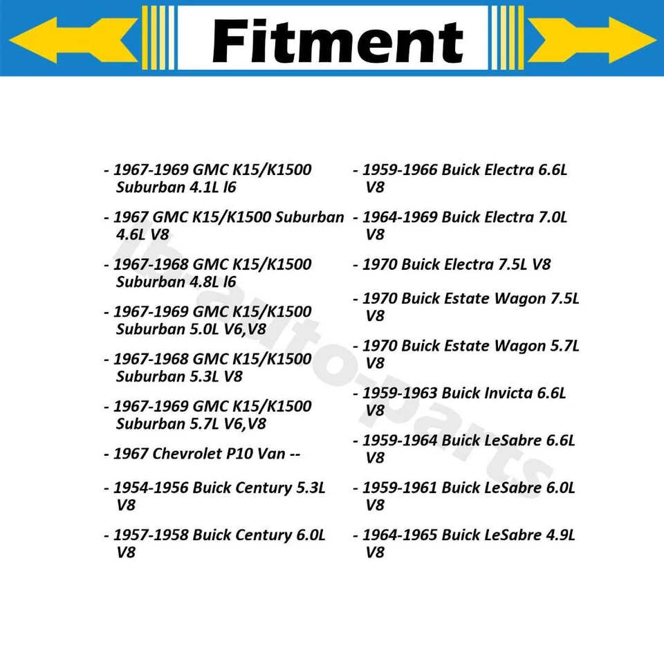 2X Cilindro de rueda de freno trasero primera parada para Chevrolet Bel Air 1955-1964 Foto 3 de 4