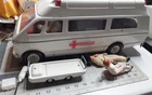 g Tonka Pressed Steel Ambulance Rescue with Stretcher People