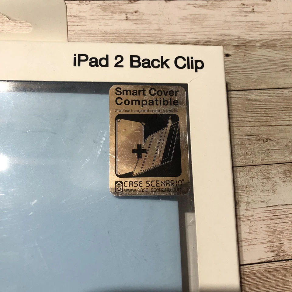 NIB PANTONE Universe 290 Blue Back Clip Case For iPad 2 Smart Cover Compatible - Image 2 of 4