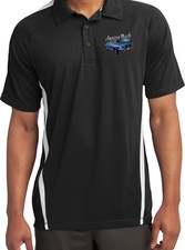 Ford Mustang Micro Mesh Colorblock Polo American Muscle Pocket Print