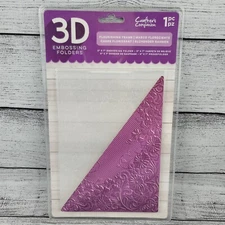Crafter's Companion Emboss Folders, Flourishing Frame,  5" x 7"