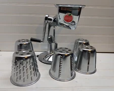 Healthy Gourmet Machine Food Processor Salad Cutter Slicer Shredder Five Cones