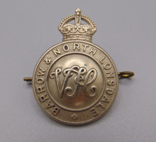 BARROW & NORTH LONSDALE VOLUNTEER TRAINING CORPS CAP BADGE