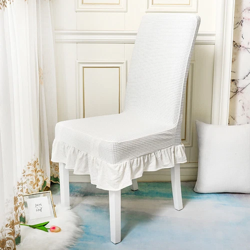Stuhlhussen Esszimmer abnehmbar Sitzschoner Bezug Schonbezug Hochzeit Deko - Bild 14 von 32