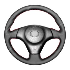 Sewing Steering Wheel Wrap Cover Leather Interior Wrap For Toyota Rav4 1998-2003