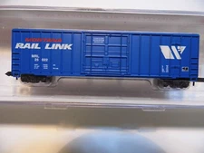 N - Roundhouse 83605 - 50' FMC Boxcar, Montana Rail Link     LN   w/Rapido