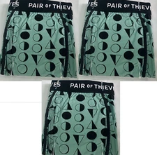 Pair of Thieves Men's  Boxer shorts -size L/soft moss/3 Pack SEALED