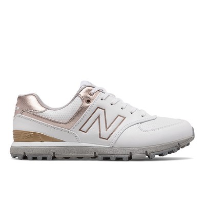 white and rose gold new balance