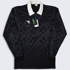 Diadora Vintage 90s Referee Soccer Long Sleeve Jersey - Made in Italy