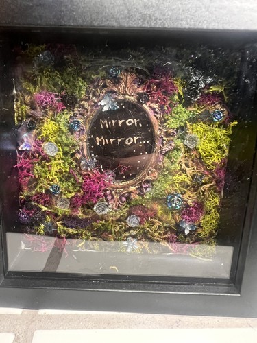 Magical Fairy Moss Mushroom Mirror | Handmade Wall Mirror | Unique Decor | Cotta - Picture 2 of 4