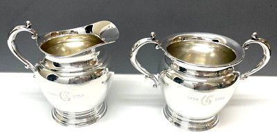 Mueck Carey Co Sterling Silver Creamer And Sugar 271 Grams M 3284