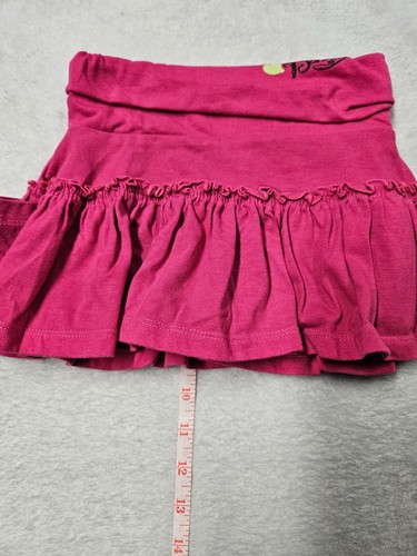 Rebecca Borbar Pink Tiered Scooter Skirt Soft Lightweight Elastic Waist XS 4/5 - Picture 6 of 6