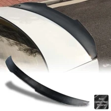 For 2008-2011 Audi A4 B8 Real Carbon Fiber Trunk Spoiler Wing High Kick