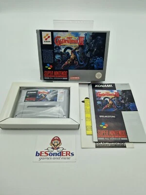 Super Castlevania IV 4 - Super Nintendo SNES - PAL Deutsch - OVP - Anleitung - Bild 1 von 4