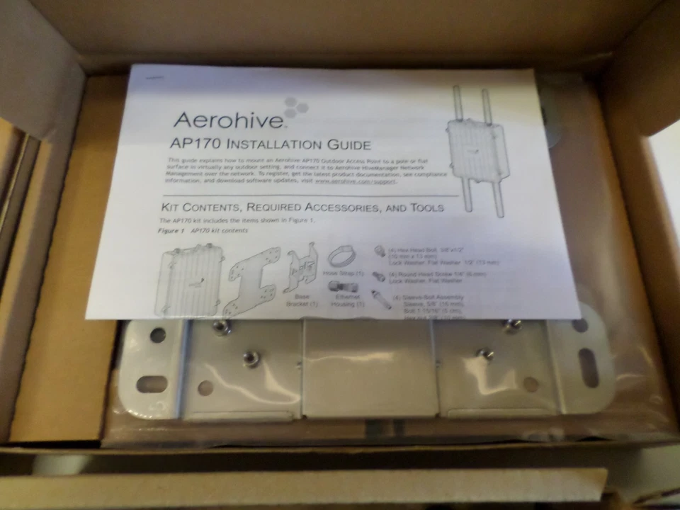 Complete Aerohive HiveAP 170 300Mbps Wireless Access Point (WAP) w/ POE Midspan - Image 2 of 4