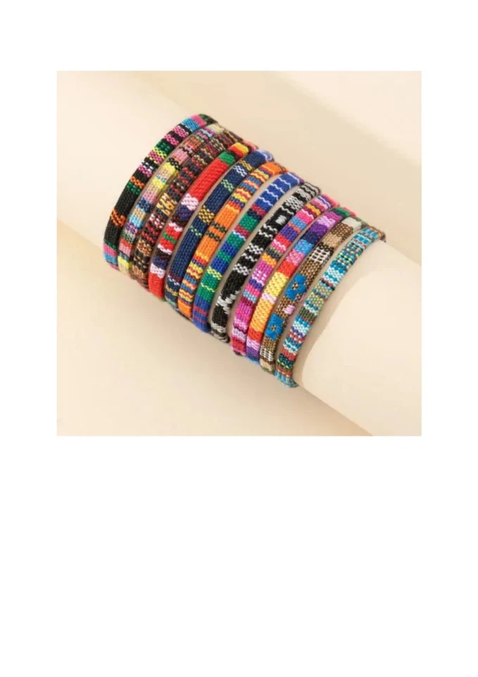 Freundschaftsarmband Surferarmband Herren & Damen  Boho  handgeknüpft 10 Farben - Bild 2 von 4