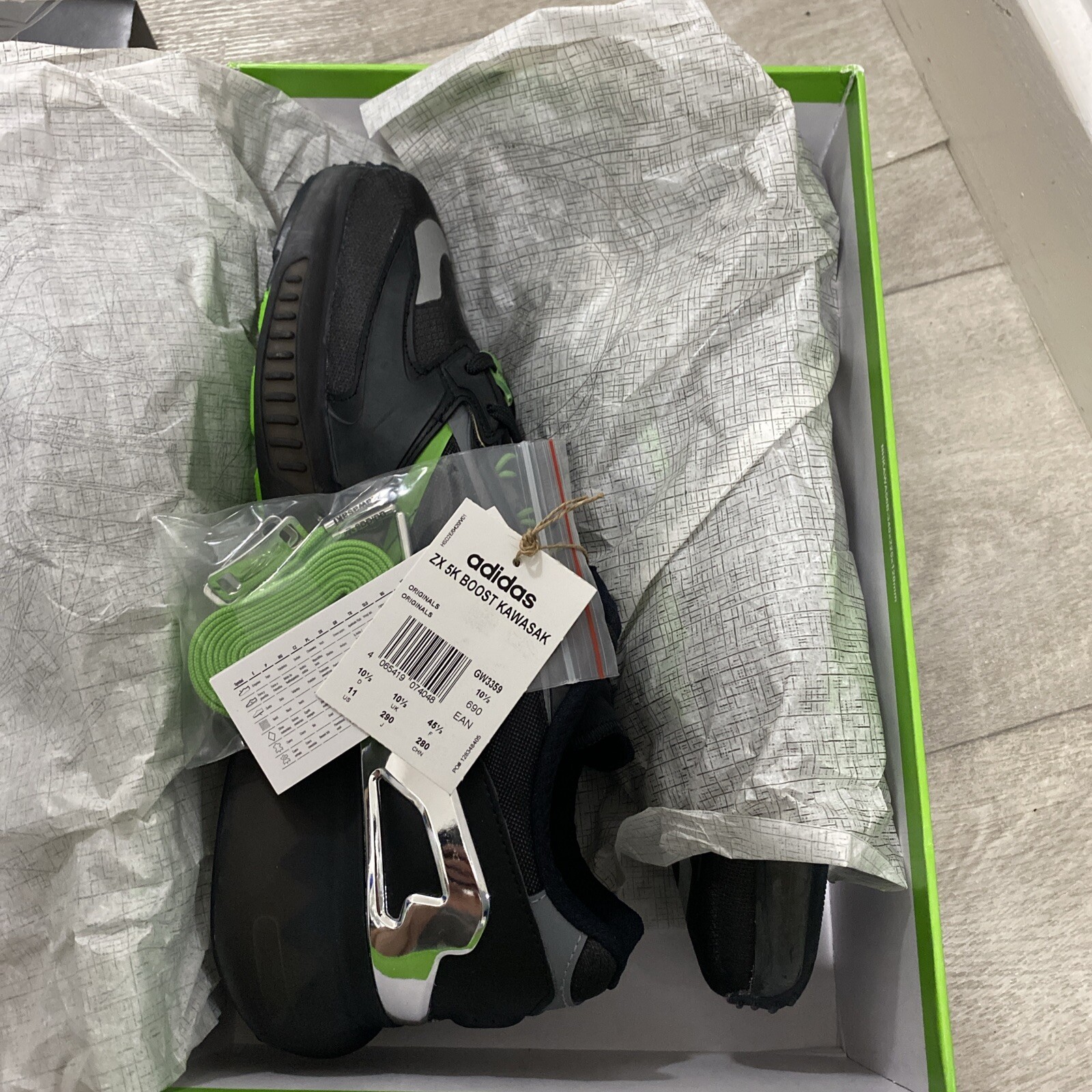 Adidas Zx 5k Boost Kawasaki UK 10.5 image 2