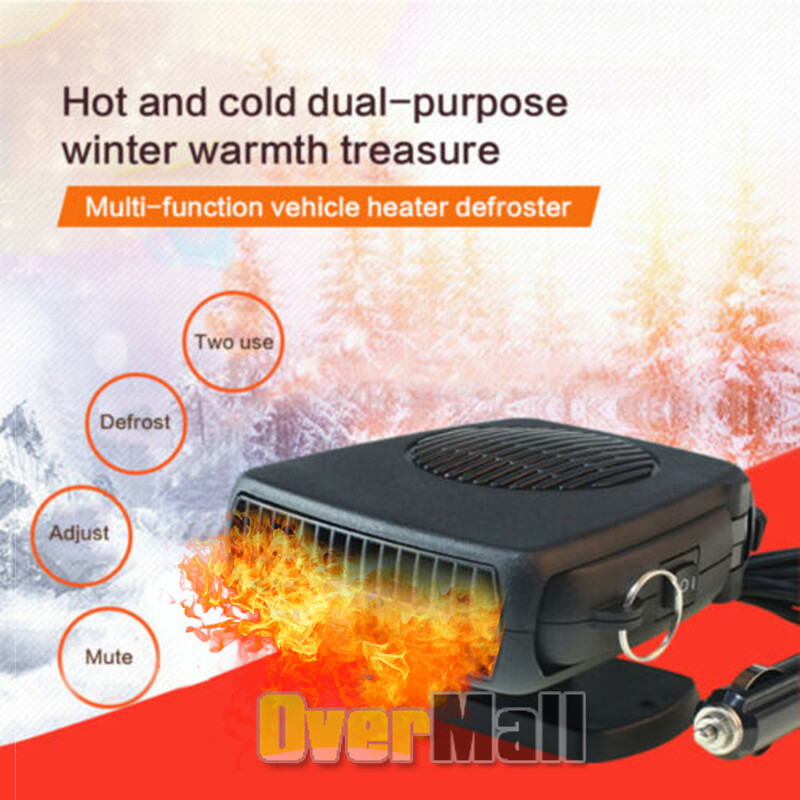 Plug In 360° 200W Portable Ceramic Car Heater 12V DC Vehicle Heating  Cooling Fan | eBay