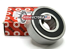 FAG GERMANY 2306 2RS TVH SELF-ALIGNING BALL BEARING, RUBBER SEALED 30x72x27mm !!