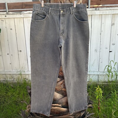 Vintage 1990s Brittania Gray Jeans 38x30 Straight Leg 36x28