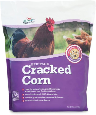 Chicken Scratch USA Purple Corn - 10 lbs Treat for Coop, Duck Food, Chicken Food