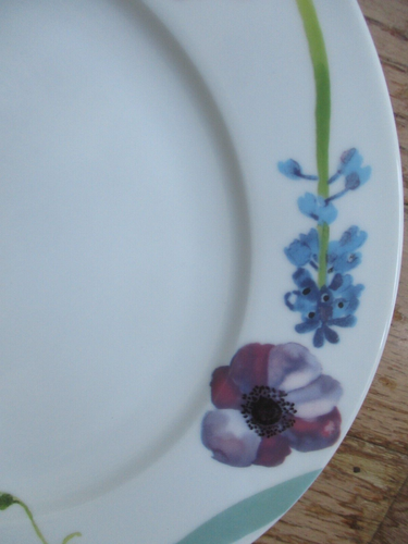 PLATO DE CENA MARIPOSA JARDÍN AGUA PORTMEIRION - Imagen 3 de 5