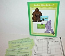 Take-It-To-Your-Seat Real or Make-Believe Center Activity Grades 2-3 NEW